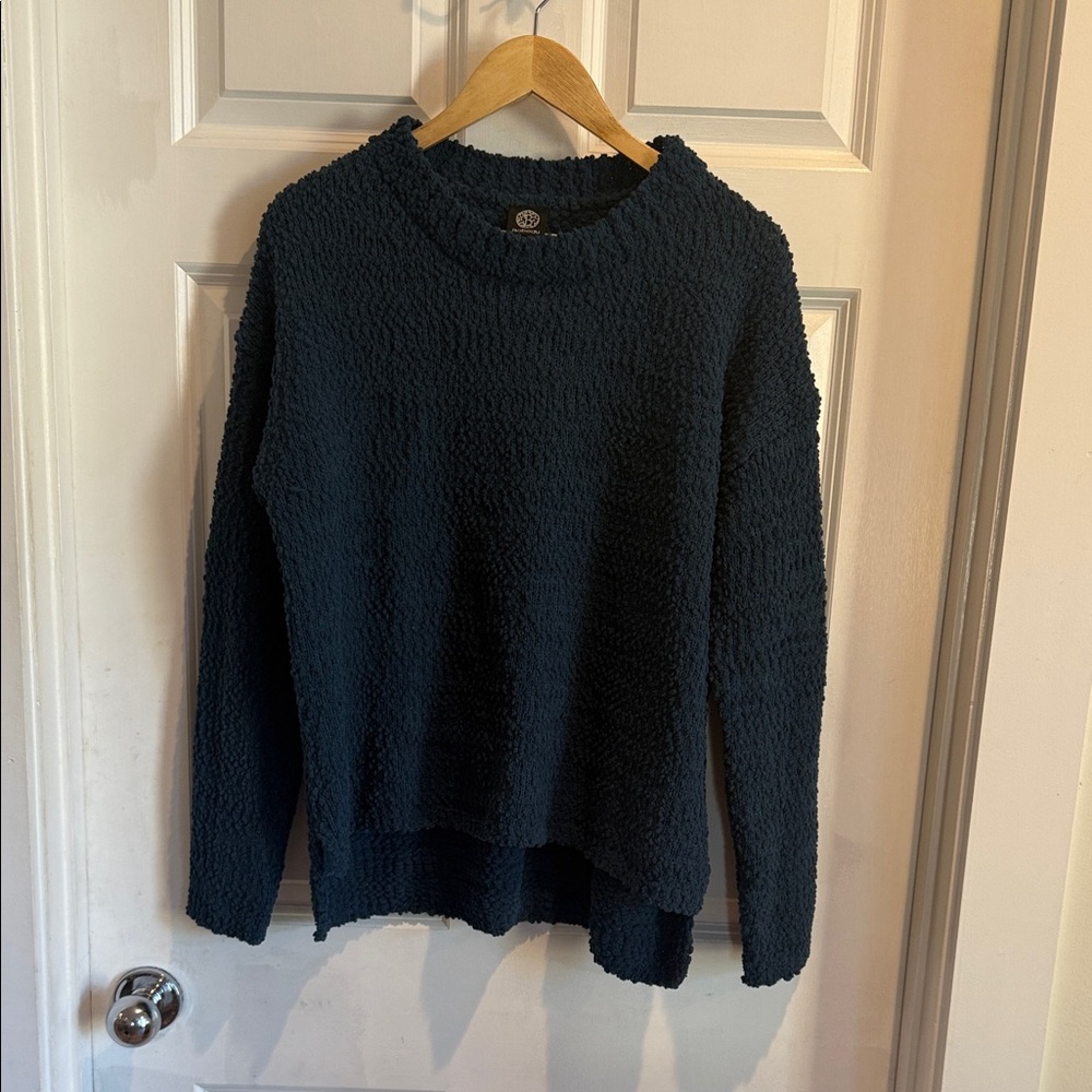 Bobeau Dark Green Crew Neck Sweater